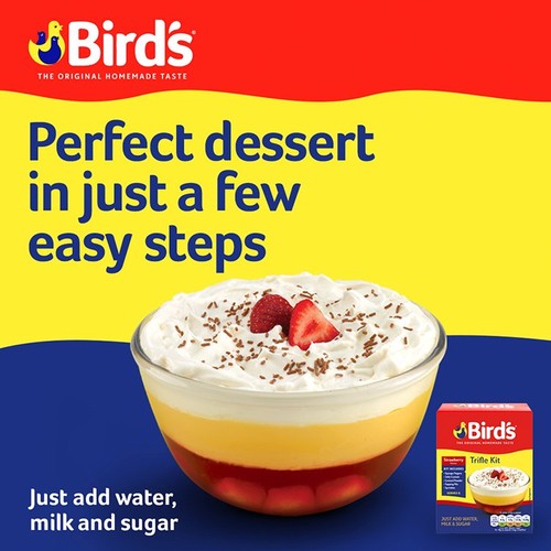 Bird's Ready To Make Strawberry Trifle Dessert Kit