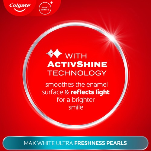 Colgate Max White Ultra Fresh Pearls At Home Teeth Whitening Toothpaste