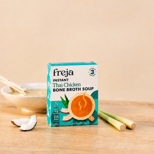Freja Instant Thai Chicken Bone Broth Soup