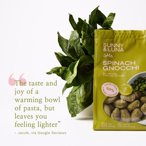 Sunny & Luna Spinach Gnocchi
