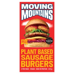 Moving Mountains Plant-Based Sausage Burger 