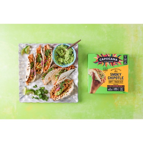 Capsicana Mexican Smoky Chipotle Taco Meal Kit