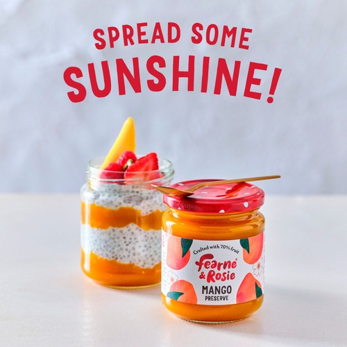 Fearne & Rosie Mango Jam 70% Fruit