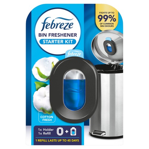 Febreze Bin Freshener Starter Kit Cotton Fresh