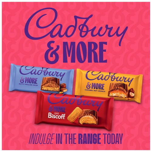 Cadbury Dairy Milk & More Caramel Nut Crunch