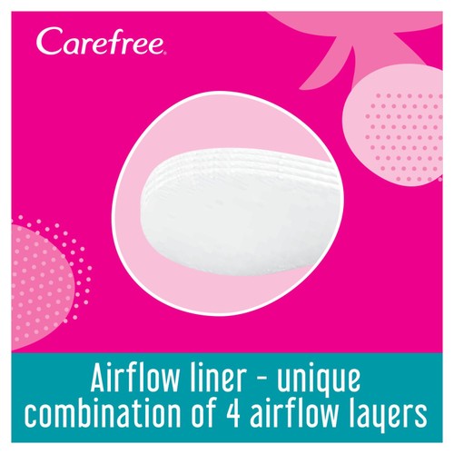 Carefree Cotton Breathable Pantyliners Single Wrapped