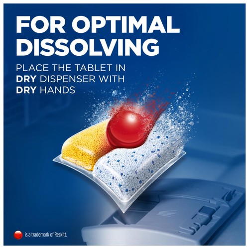 Finish Quantum All in One Dishwasher tablets Lemon