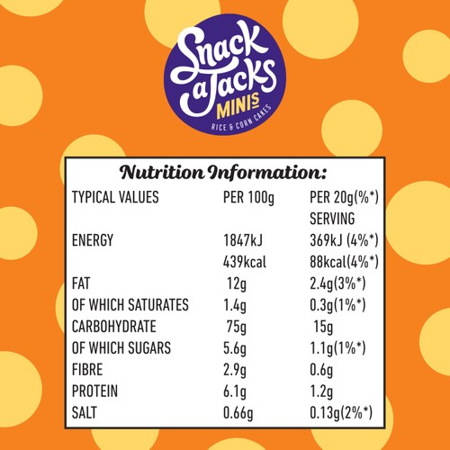 Snack a Jacks Lightly Salted Caramel Rice Cakes