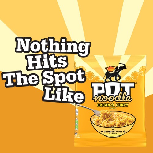 Pot Noodle Original Curry Instant Noodles 114g