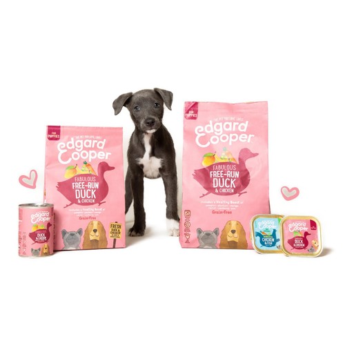 Edgard & Cooper Puppy Grain Free Wet Dog Food with Duck & Chicken
