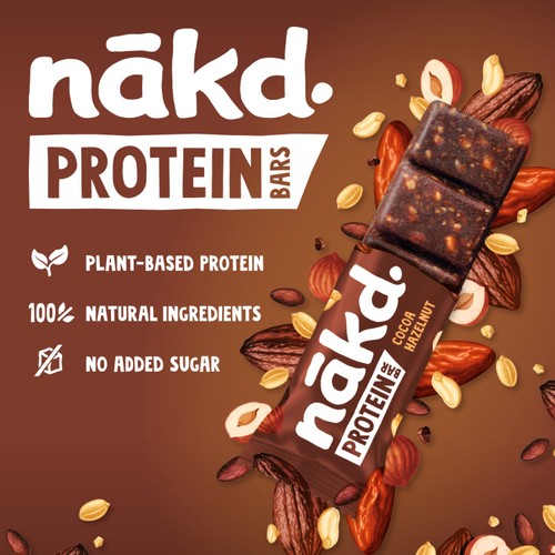 nakd. Protein Cocoa Hazelnut Bars Multipack