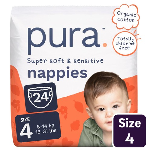 Pura Nappies Size 4 