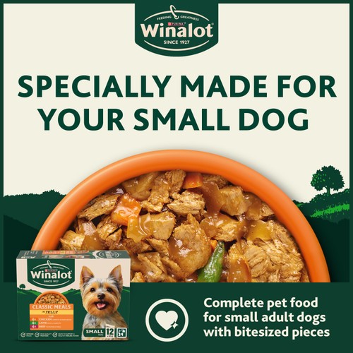 Winalot Meaty Chunks Small Dog Mixed in Jelly Wet Dog Food 