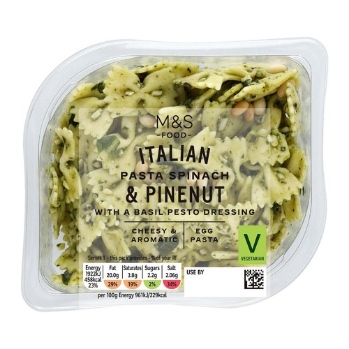 M&S Italian Pasta & Spinach Salad