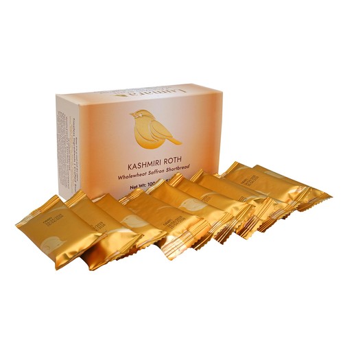 Lumara Wholewheat Saffron Shortbread Kashmiri Roth