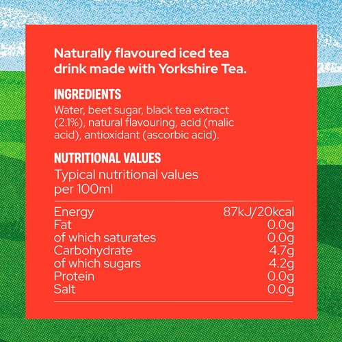 Yorkshire Tea Peach & Raspberry Iced Tea