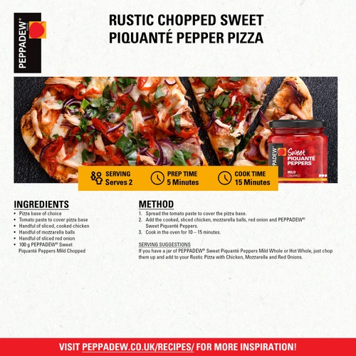 Peppadew Piquante Peppers Mild Chopped