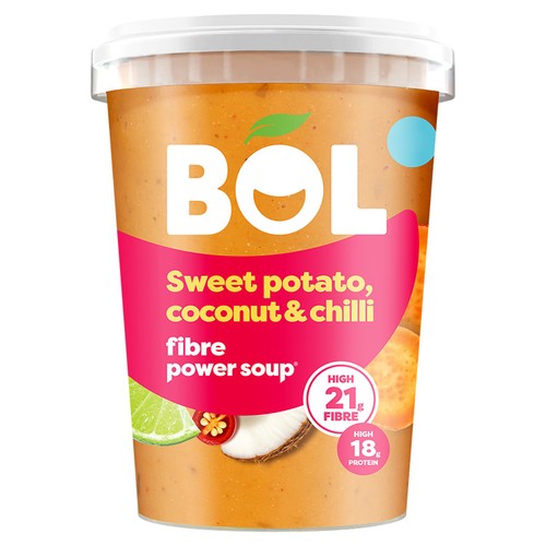 BOL Sweet Potato, Coconut & Chilli Fibre Power Soup