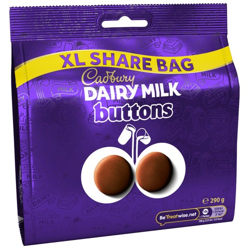 Cadbury Dairy Milk Buttons 290G