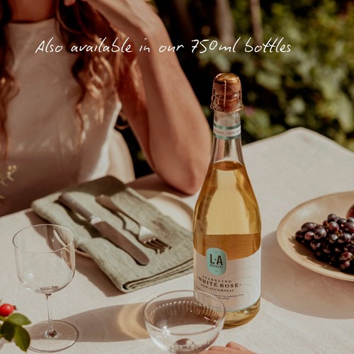 L.A Brewery Non-Alcoholic Sparkling White Rose Kombucha