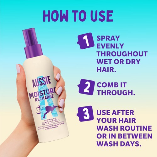 Aussie Leave In Conditioners Miracle Recharge Boost Moisture
