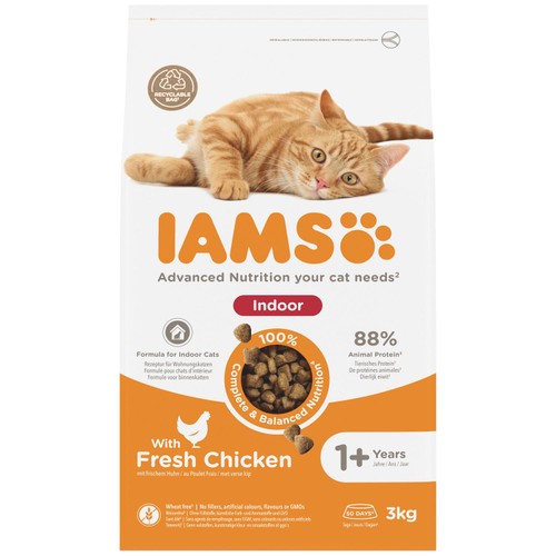 IAMS 1+ Years Indoor Dry Cat Food Chicken