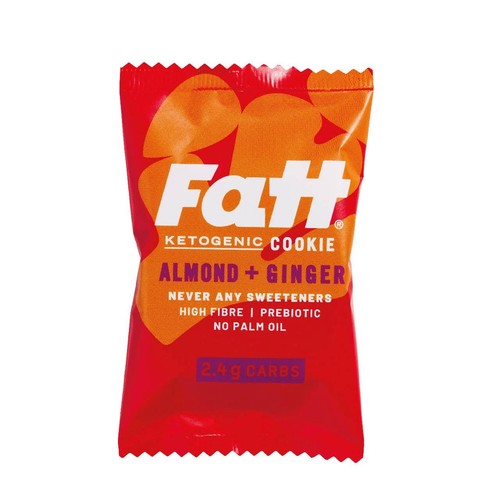 Fatt Almond + Ginger High Fibre Keto Cookie