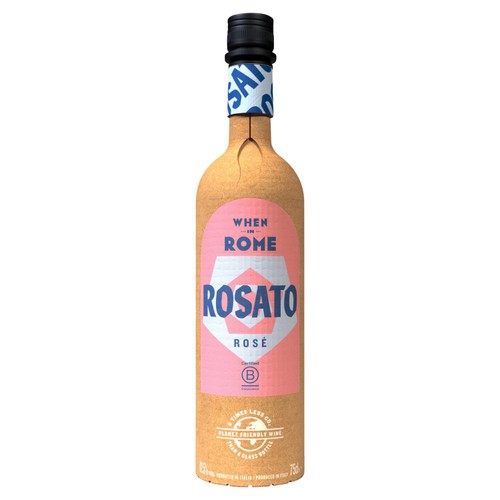 When in Rome Rose Wine Pale Rosato Eco bottle