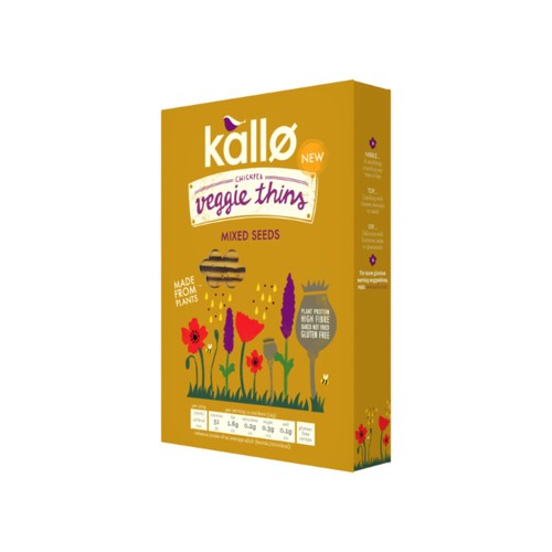 Kallo Veggie Thins Mixed Seeds