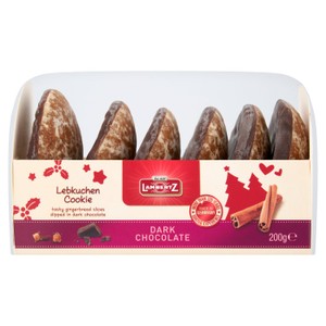 Lambertz Dark Chocolate Lebkuchen Rounds