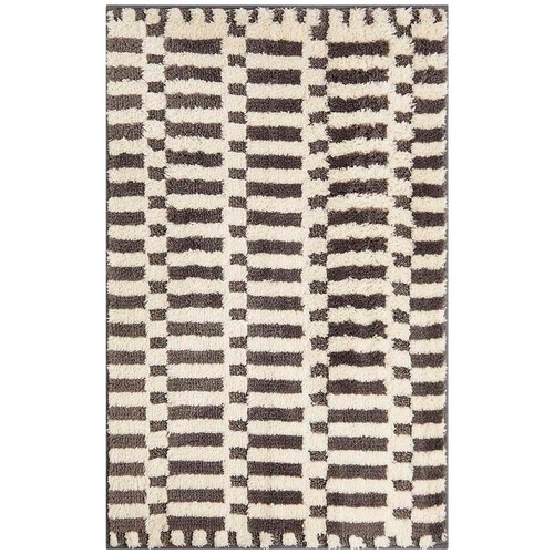 M&S Cotton Blend Geometric Quick Dry Bath Mat, Charcoal