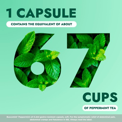 Buscomint 0.2 ml Peppermint Oil IBS Multi Symptom Treatment
