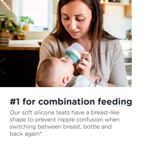 Tommee Tippee Natural Start Silicone Bottle 2 x 260ml pack
