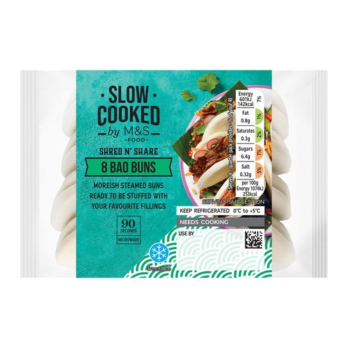 M&S 8 Bao Buns