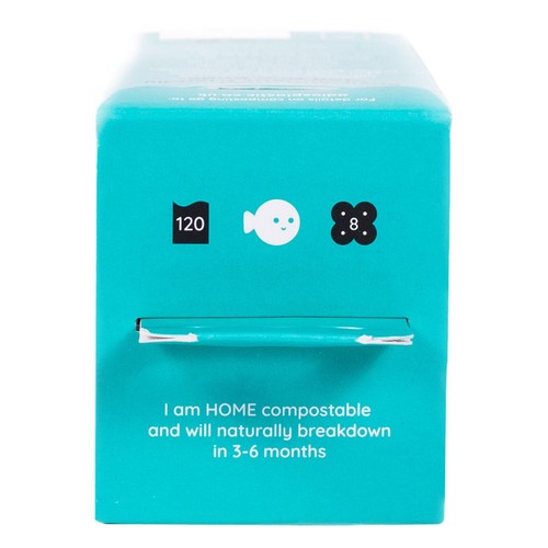 Adios Compostable & Biodegradable Dog Poo Bags - Grey 