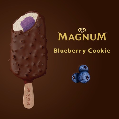 Magnum Collection Blueberry Cookie Vegan Ice Cream Sticks