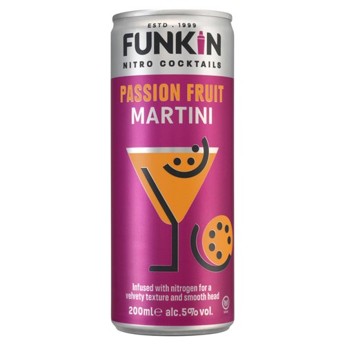 Funkin Passion Fruit Martini Nitro Cocktail Can