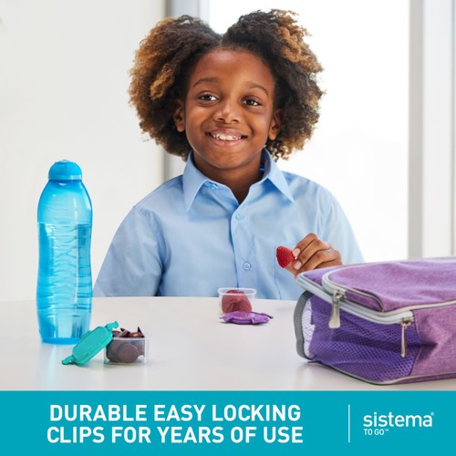 Sistema Knick Knack Pack Mini To Go Food Containers 4 Pack