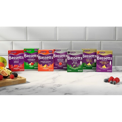 Bassetts Raspberry & Pomegranate  Adult Multivitamins 