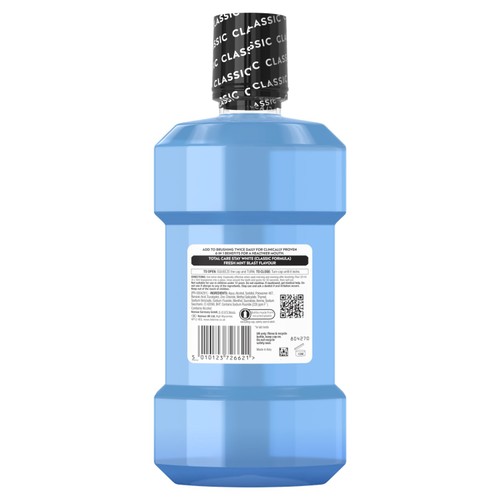 Listerine Total Care Stay White Intense Mint Classic Mouthwash