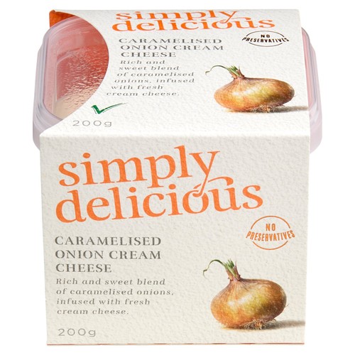 Simply Delicious Caramelised Onion Cream Cheese