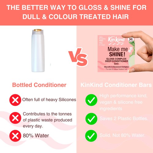 KinKind Make Me SHINE! Solid Conditioner Bar