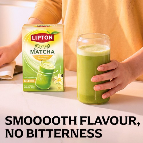 Lipton Barista Vanilla Oat Matcha Latte Sachets