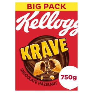 Kellogg's Krave Milk Chocolate Breakfast Cereal