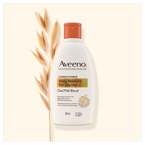 Aveeno Scalp Soothing Daily Moisture Oat Milk Conditioner for Dry Hair