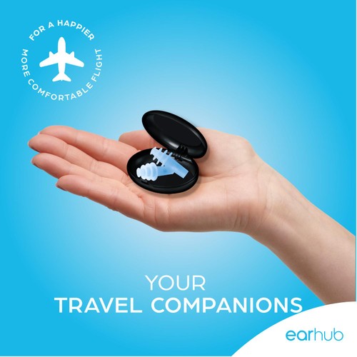 earhub flywell adult flight earplugs 1 pair