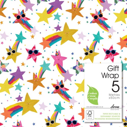 Shooting Stars Gift Wrap Roll