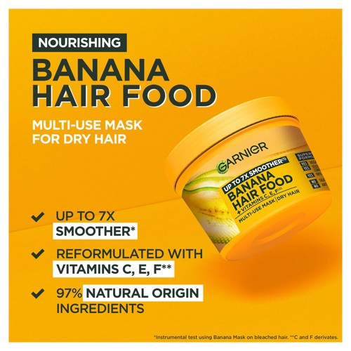Garnier Ultimate Blends Hair Food Banana 3-in-1 Hair Mask Treatment