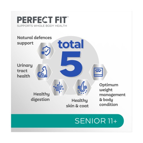 Perfect Fit Senior Dry Cat Food Chicken