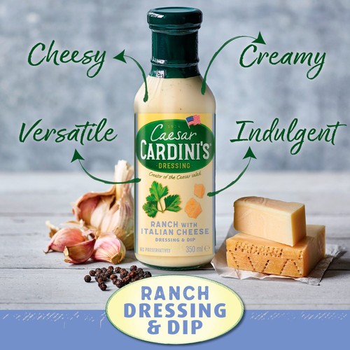 Cardini's Ranch Dressing with Cheese